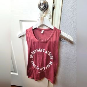 "No Bad Days At Burn" Burn Boot Camp tank top